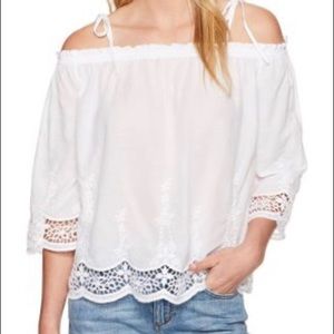 Lucky Brand Eyelet Top